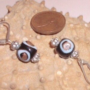Sterling silver hand crafted earrings
